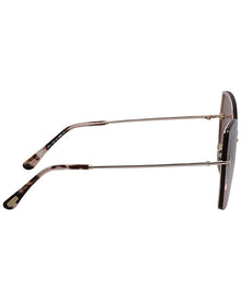 Tom Ford | Unisex | 6228U 62mm Sunglasses | Rose Gold | Bordeaux Mirrored Lens