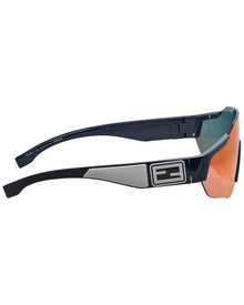 FENDI | Mens | mm Sunglasses | Black | Gold Mirrored Lens