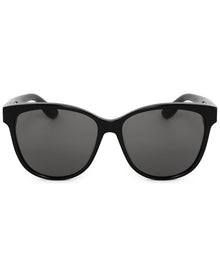 Saint Laurent | Womens | SL23 58mm Sunglasses | Black | Grey Lens