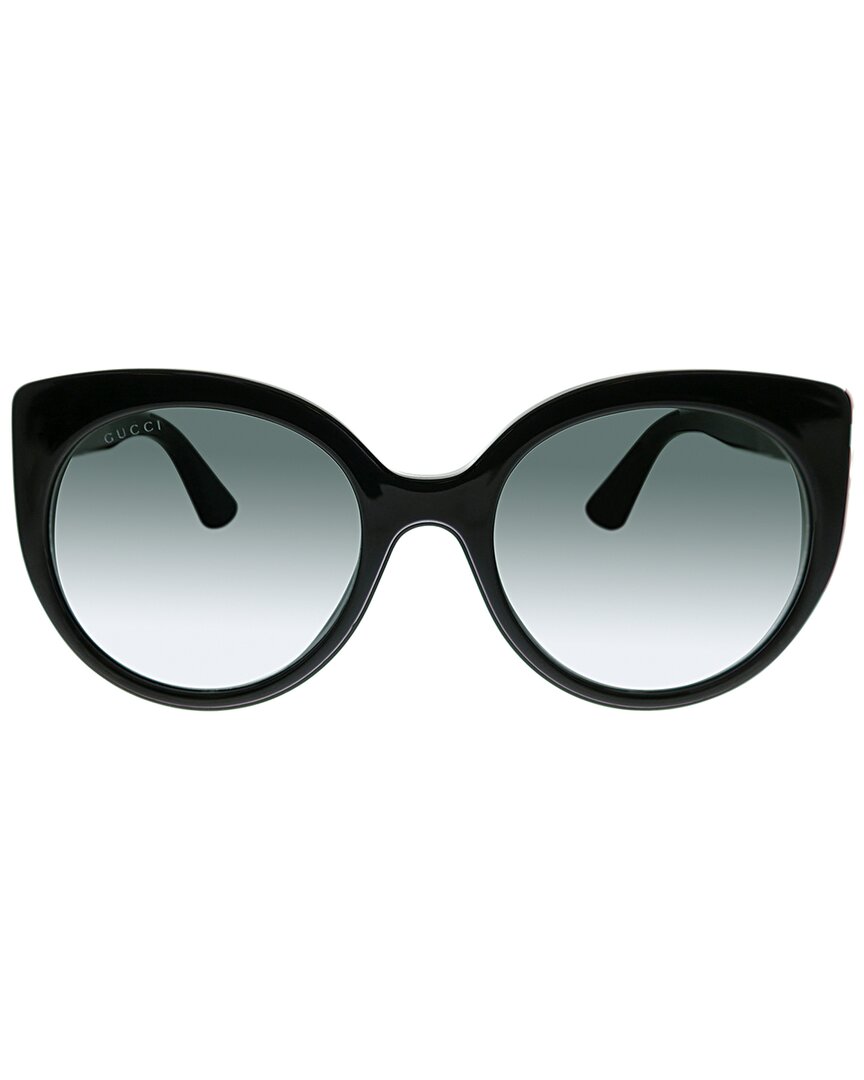 Gucci | Womens | GG0325S 55mm Sunglasses | Black | Grey Lens