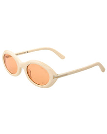 Tom Ford | Womens | 51mm Sunglasses | Ivory | Brown Lens