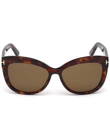 Tom Ford | Unisex | Alistair 56mm Sunglasses | Havana | Brown Lens