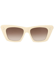 CELINE | Womens | Cl40187I5125F 51mm Polarized Sunglasses | Ivory | Brown Gradient Polarized Lens