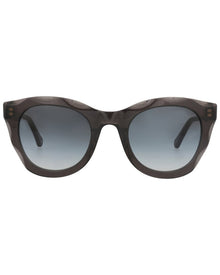 Chloe | Womens | 50mm Sunglasses | Transparent Dark Gray | Grey Gradient Lens