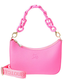 Christian Louboutin | Womens | Loubila Chain Mini Leather Shoulder Bag | Pink