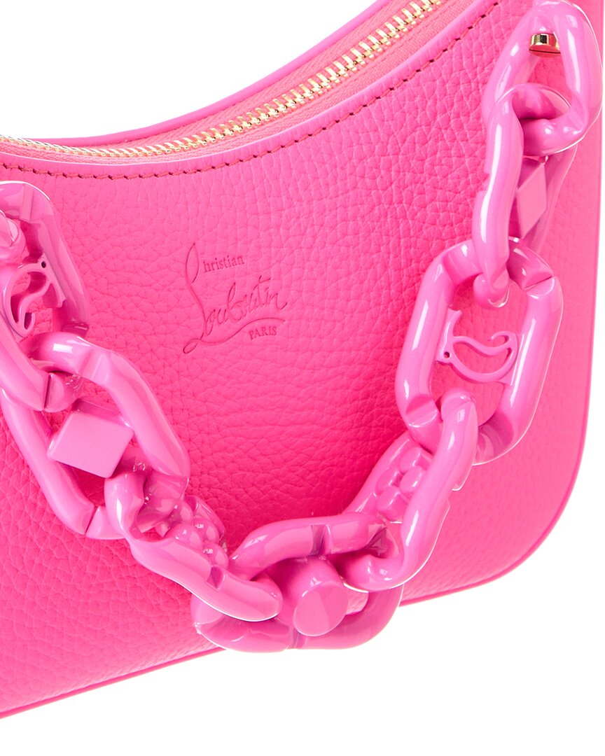 Christian Louboutin | Womens | Loubila Chain Mini Leather Shoulder Bag | Pink