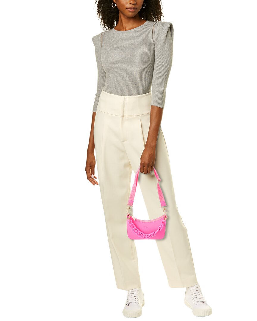 Christian Louboutin | Womens | Loubila Chain Mini Leather Shoulder Bag | Pink