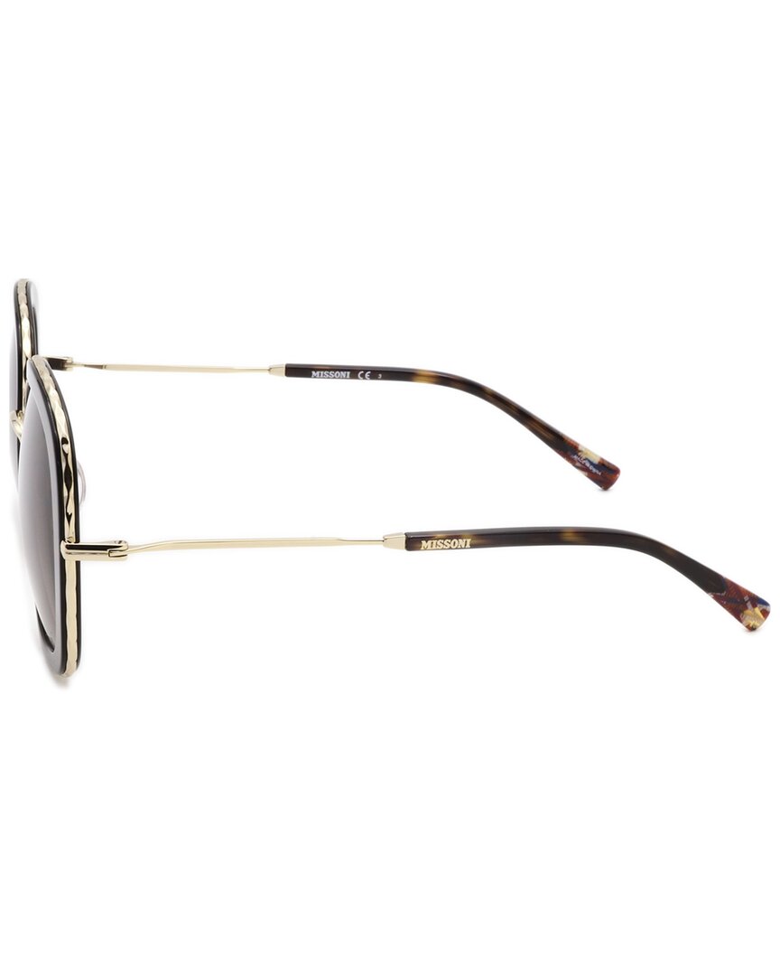 Missoni | Womens | Fashion 53mm Sunglasses | Rose Gold | Grey Gradient Lens