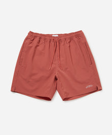 Mineral Red | Timothy Seersucker Swim Short