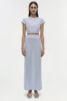 Womens | Nicky Midi Skirt | Periwinkle Sky