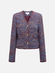 Boucle Coat | Blue
