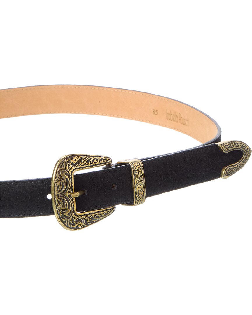 Isabella Rossetti | Womens | Dionne Suede Belt | Black