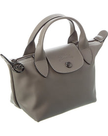 Longchamp | Womens | Le Pliage Xtra XS Leather Handbag | Gray