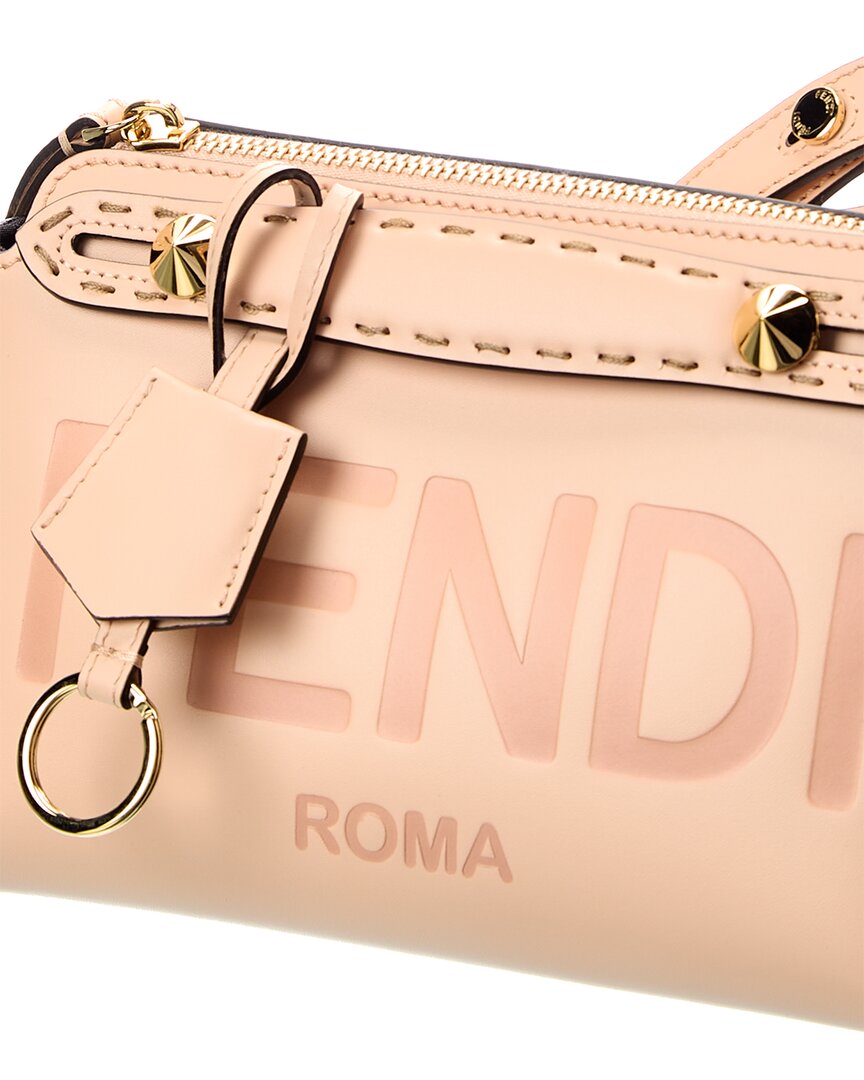 FENDI | Womens | By The Way Mini Leather Shoulder Bag | Beige
