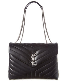 Saint Laurent | Womens | LouLou Medium Matelasse Y Leather Chain Shoulder Bag | Black