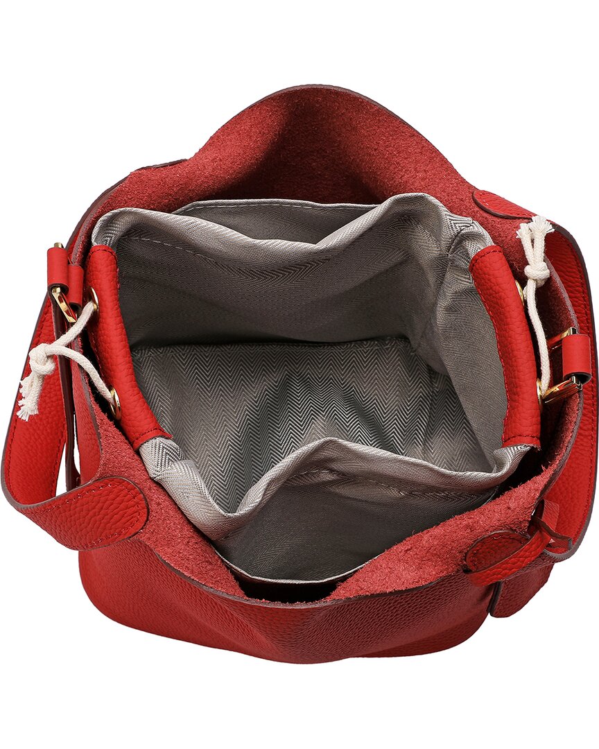Tiffany & Fred Paris | Womens | Leather Top Handle Satchel | Red