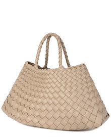 Tiffany & Fred Paris | Womens | Woven Leather Tote | Pink