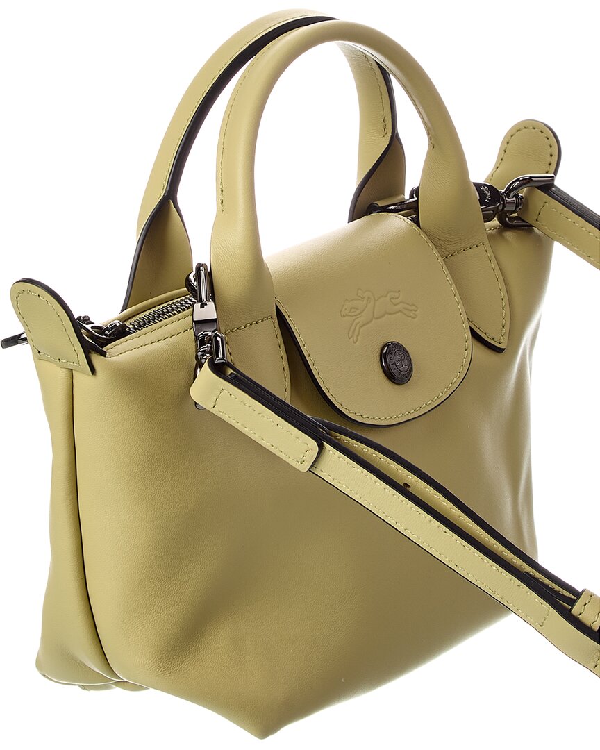 Longchamp | Unisex | Le Pliage Xtra Leather Mini Satchel | Green