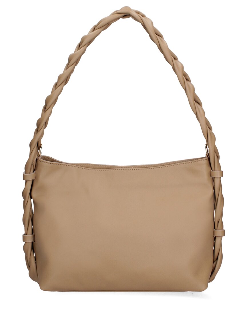 Chiara Ferretti | Womens | Leather Shoulder Bag | Smooth Taupe