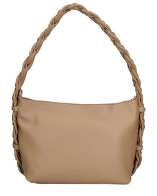 Chiara Ferretti | Womens | Leather Shoulder Bag | Smooth Taupe