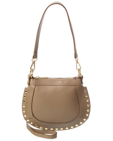 Isabella Rossetti | Womens | Riley27 Leather Shoulder Bag | Taupe