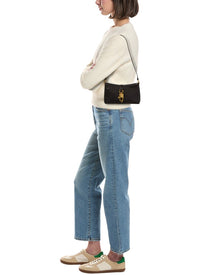 Dolce & Gabbana | Womens | Lock Leather Shoulder Bag | Black