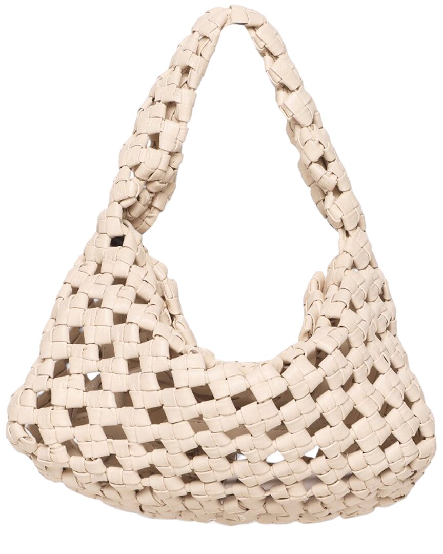 Walter Baker | Womens | Mackenzie Woven Knot Leather Hobo Bag | Brown