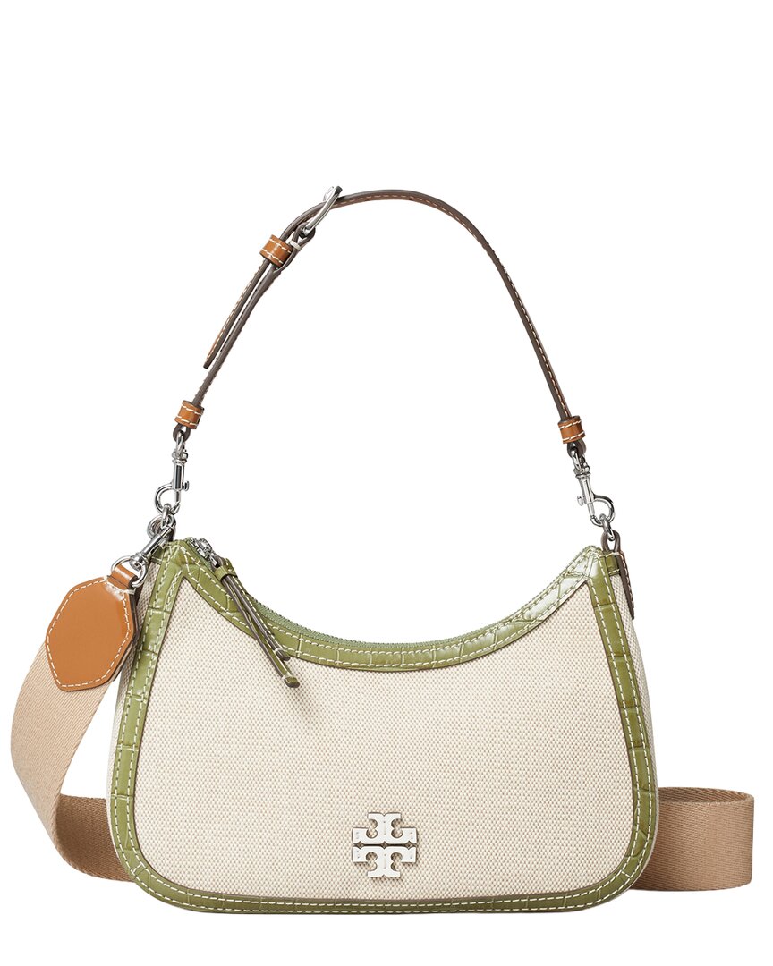 Tory Burch | Unisex | Thea Canvas Convertible Crossbody | Brown