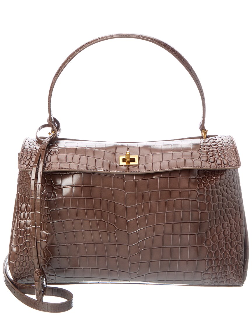 Tiffany & Fred Paris | Womens | Large Smooth Leather Tote | Brown