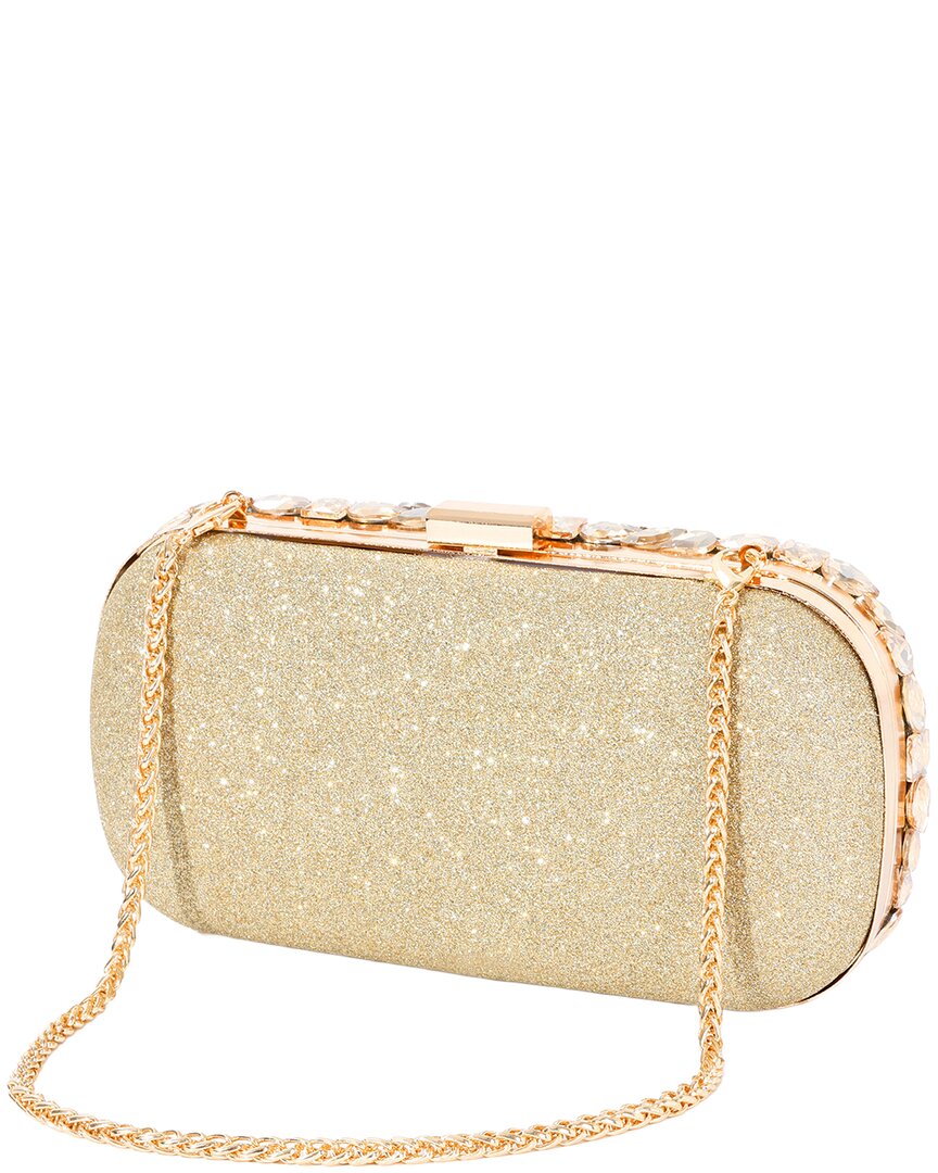 Tiffany & Fred Paris | Womens | Crystal Frame Evening Clutch | Gold