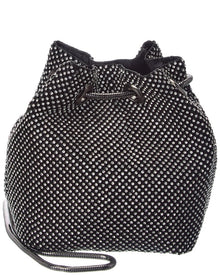 Rene Ruiz | Womens | Allover Crystal Bucket Bag | Grey