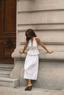 The Violet Top | White
