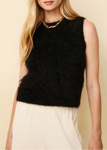 Womens | Carmella Alpaca Blend Sweater Vest | Noir