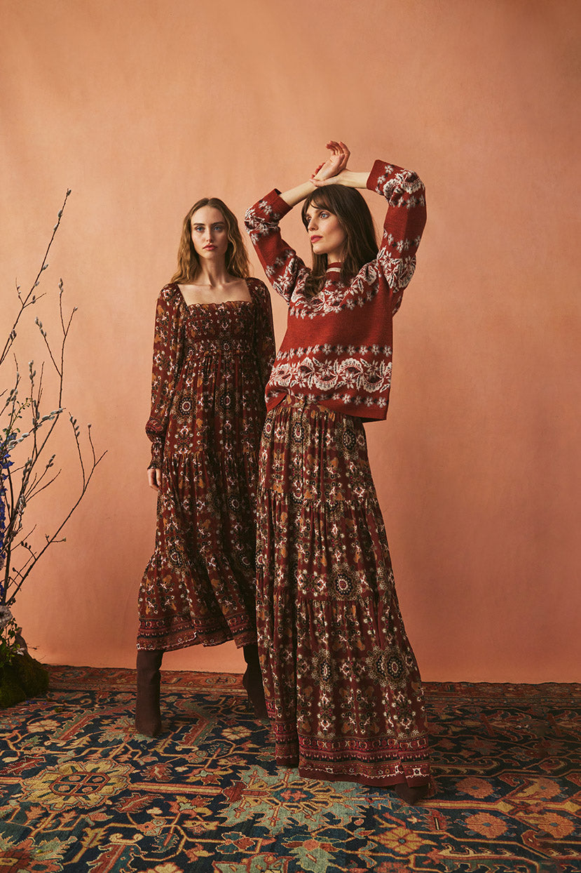 Milu Skirt | Red Rita Tile