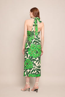 Perla Midi Dress | Palm Beach Green