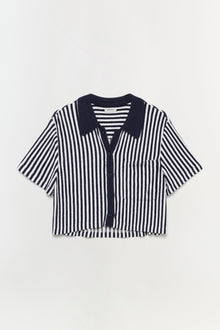 Womens | Ireland Shirt | Midnight Stripe