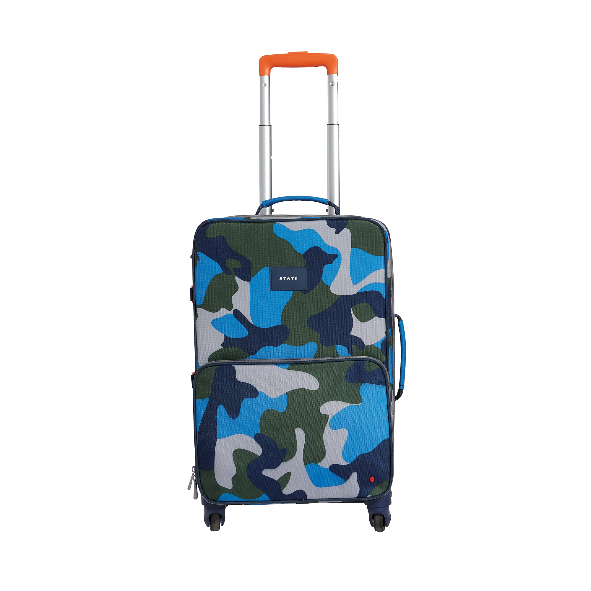 state bags Logan suitcase polyester camo front view click to zoom