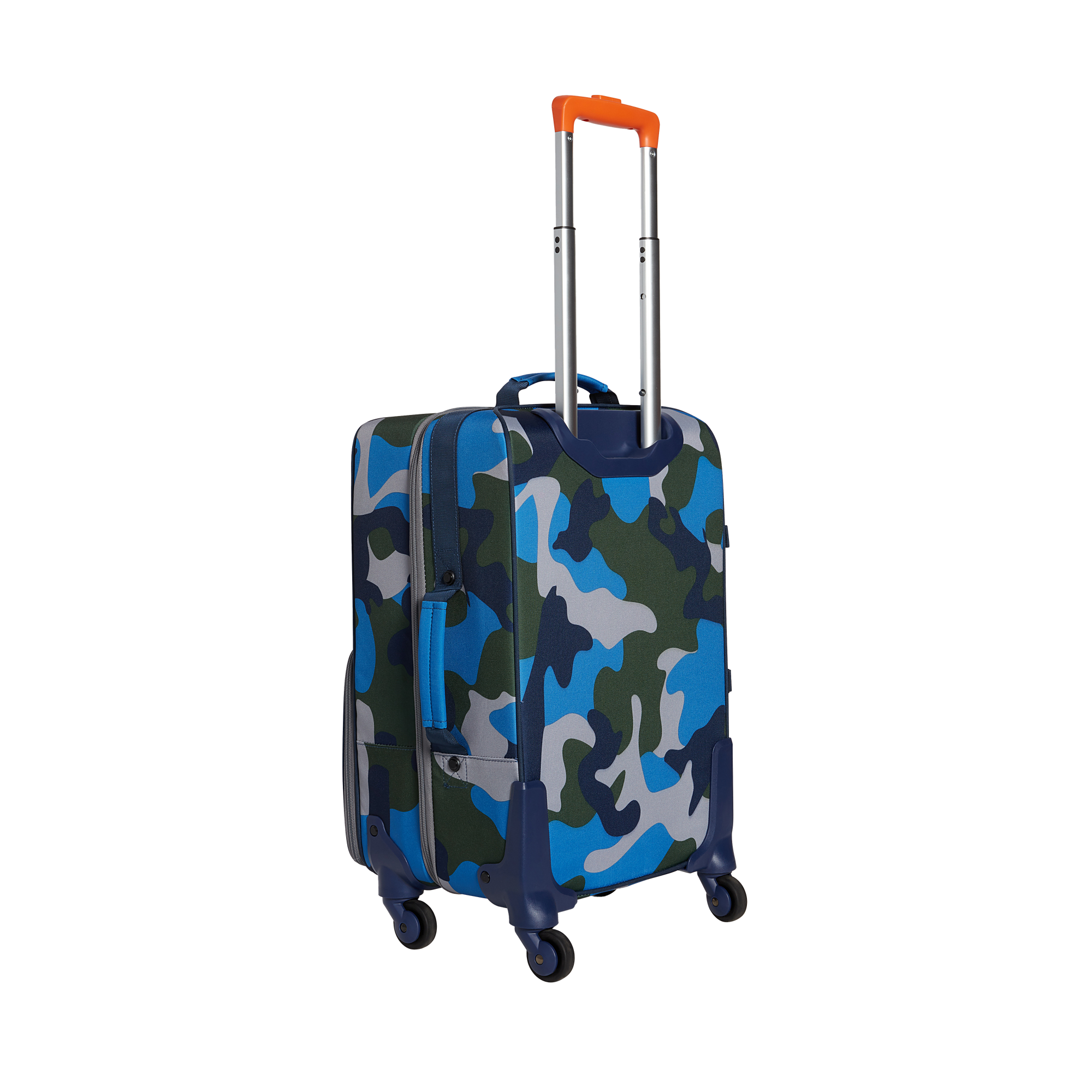 state bags Logan suitcase polyester camo back view side angle click to zoom