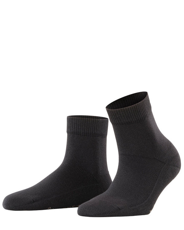 Womens | Light Cuddle Pads Short Socks | Black