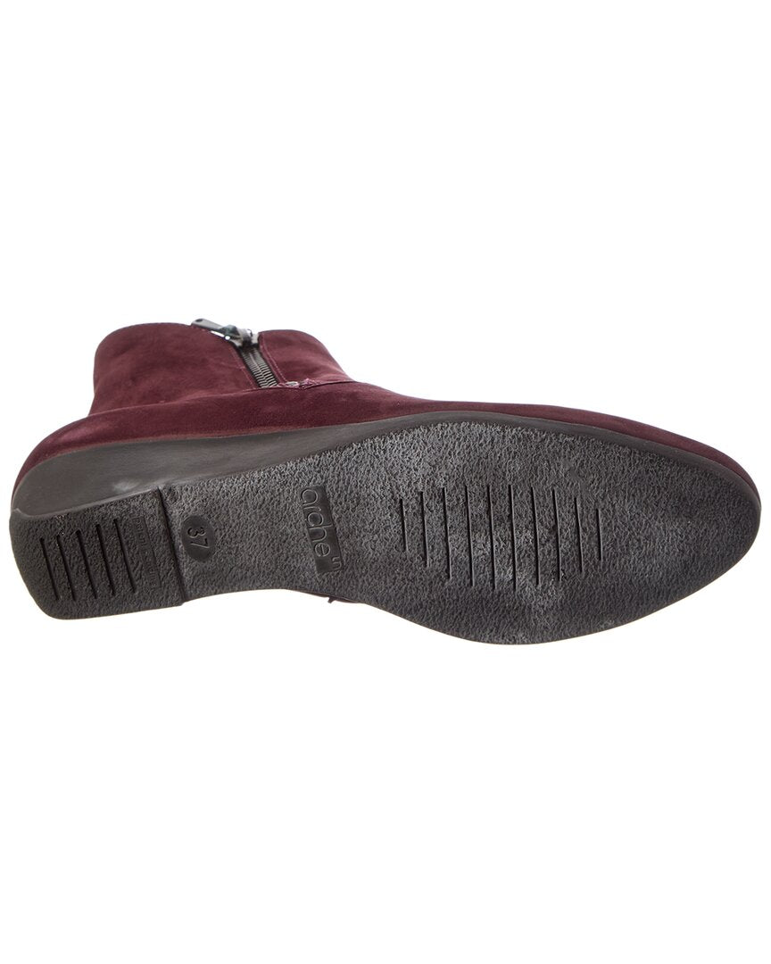 Arche | Womens | Anykem Suede Bootie | Purple