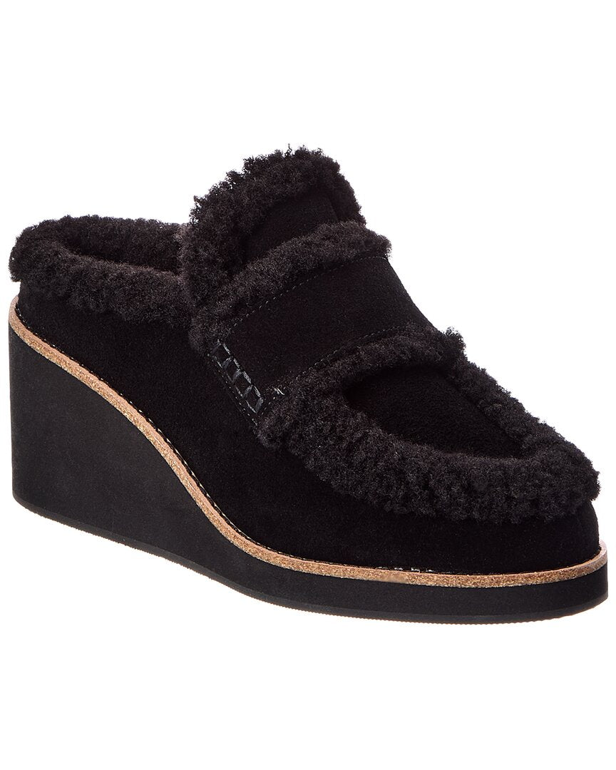 Donald Pliner | Womens | Jackpot Suede Wedge | Black