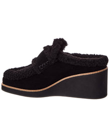 Donald Pliner | Womens | Jackpot Suede Wedge | Black