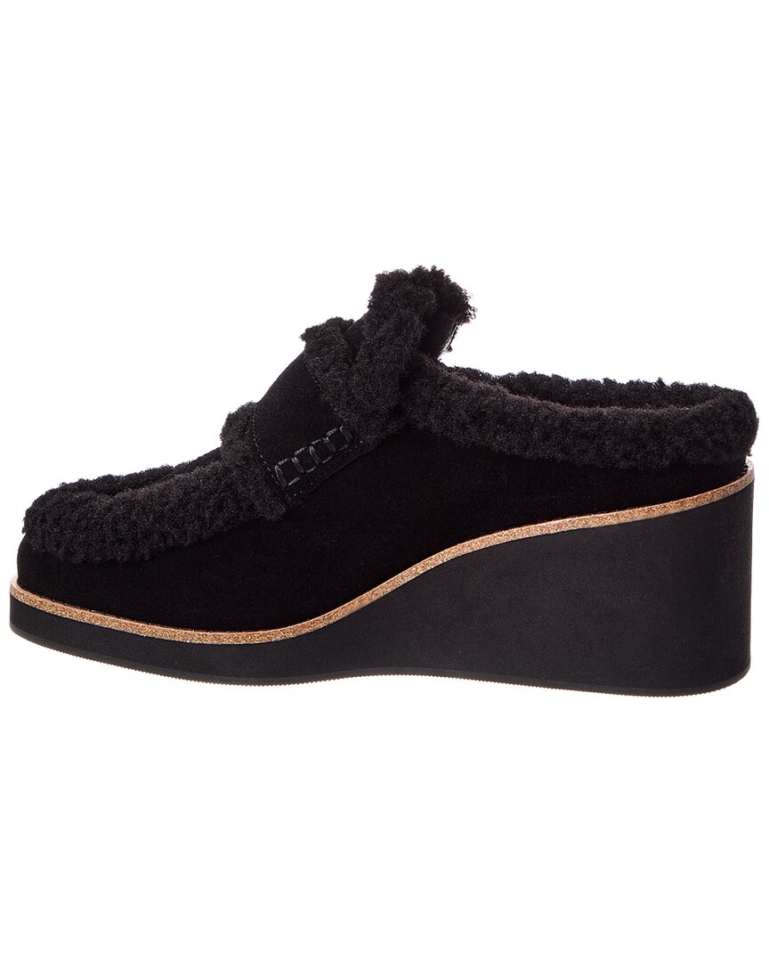 Donald Pliner | Womens | Jackpot Suede Wedge | Black