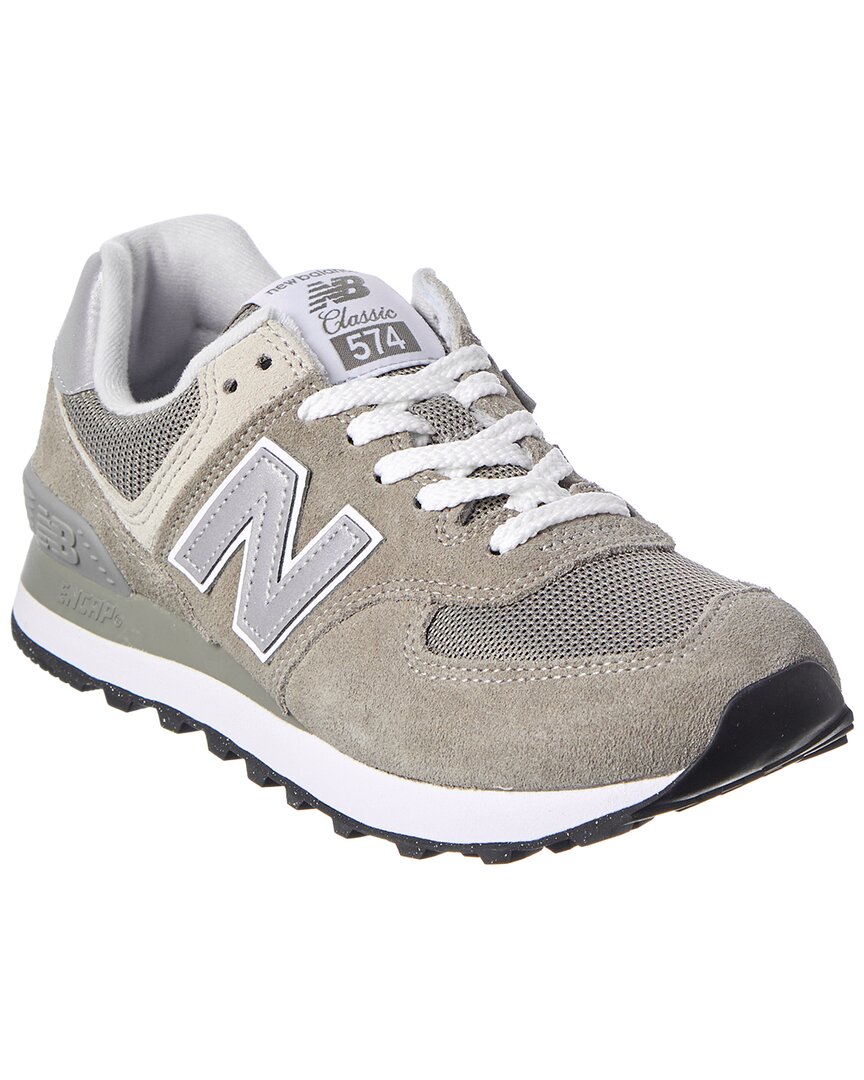 New Balance | Womens | 574 Leather Sneaker | Grey