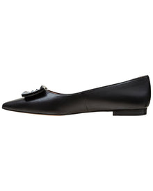 Linea Paolo | Womens | Nolene Leather Flat | Black