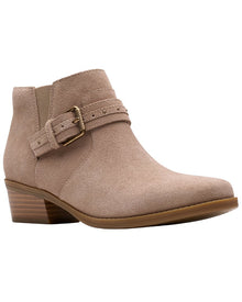 Clarks | Womens | Danyelle Wish Suede Boot | Taupe