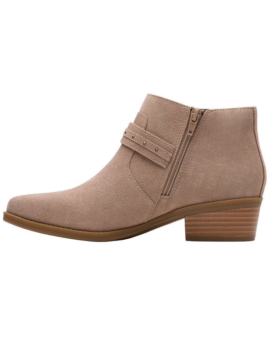 Clarks | Womens | Danyelle Wish Suede Boot | Taupe