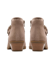 Clarks | Womens | Danyelle Wish Suede Boot | Taupe