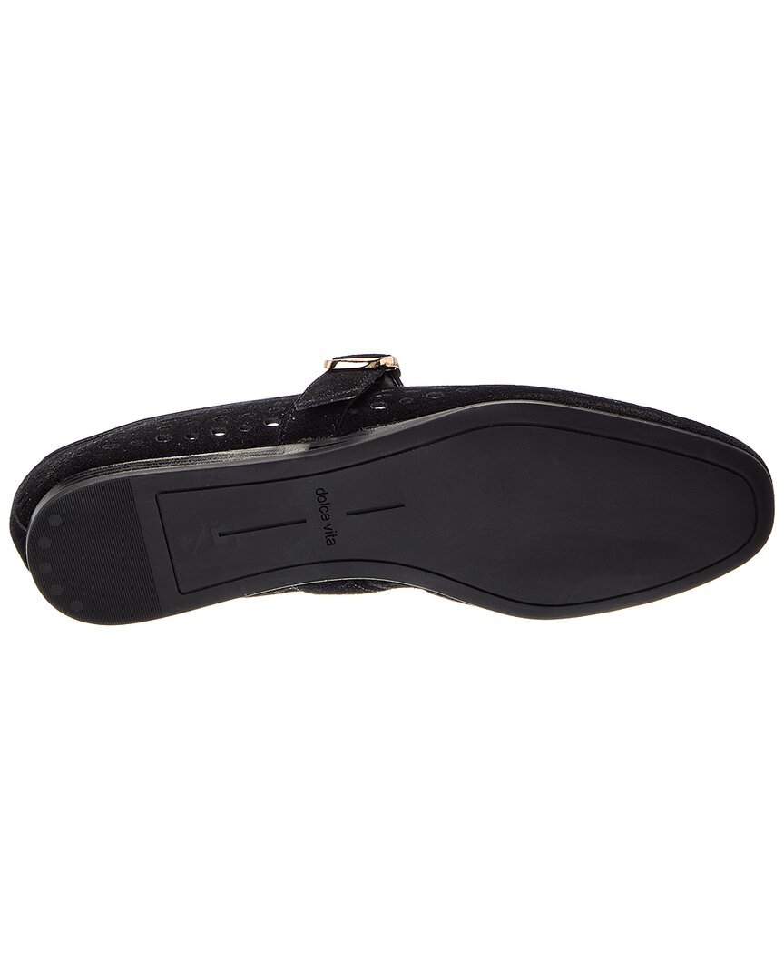 Dolce Vita | Womens | Baila Suede Flat | Onyx