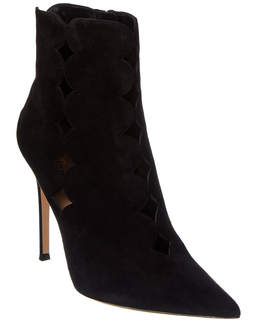 Gianvito Rossi | Womens | Ariana 105 Suede Boot | Black